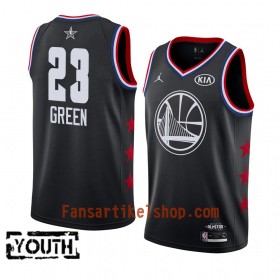 Golden State Warriors Trikot Draymond Green 23 2019 All-Star Jordan Brand Schwarz Swingman - Kinder
